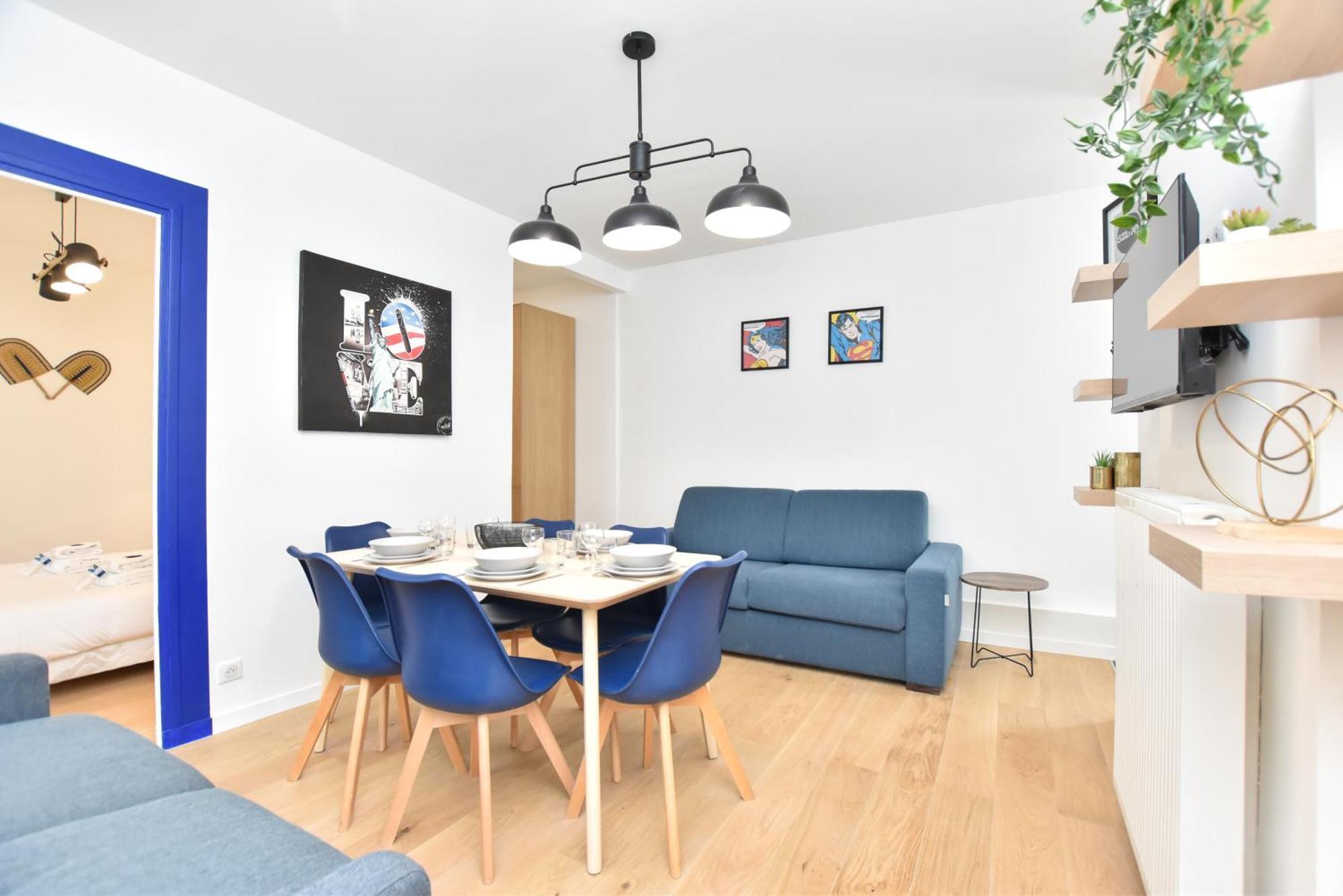 Authentic Apartment - 1Br-6P - Saint-Fargeau Париж Екстериор снимка